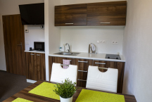 Apartmány Kouty kuchyň