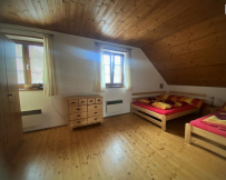 Domeček U Tří veverek ložnice
