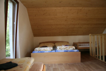 Chata pod Javořicí vrchní místnost