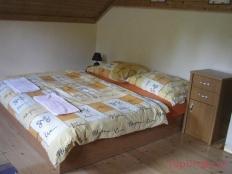Lesní chalupa Filipov ložnice