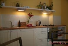 Apartmán Hamry kuchyň