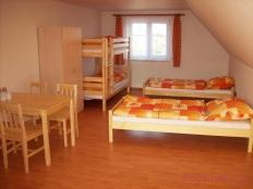 Ubytování U Bařinů ložnice