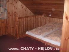 Chata Okrouhlice ložnice