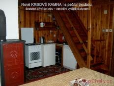 Apartmá U nás v Kocourkově kuchyň