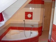 Apartmány u tenisového kurtu koupelna