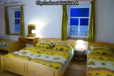 Apartmány Na Zlaté stezce * * * čtyřlůžková ložnice A