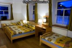 Apartmány Na Zlaté stezce * * * čtyřlůžková ložnice B