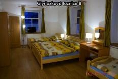 Apartmány Na Zlaté stezce * * * čtyřlůžková ložnice B