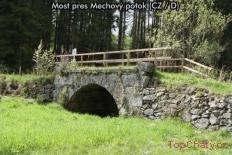Apartmány Na Zlaté stezce * * * most přes Mechový potok (CZ / D)