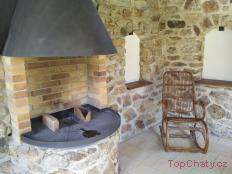 Síťovaná chalupa Stržanov pergola