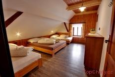 Chalupa Míša - Resort Kadleců ložnice