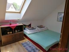 Chalupa Vadčice horní ložnice