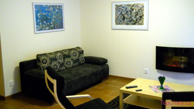 Apartmány Světluška obýv. pokoj