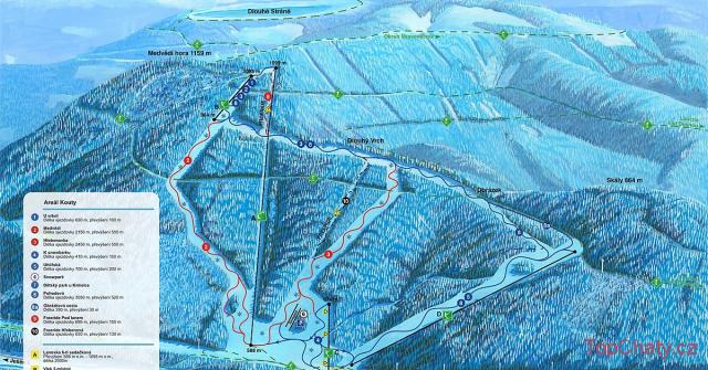 Chata Domeček Ski areál Kouty
