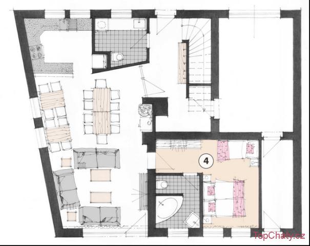 Chalupa Borůvka apartmány