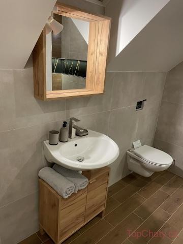 Rodinné apartmány U Zajíců U zajíců- koupelna