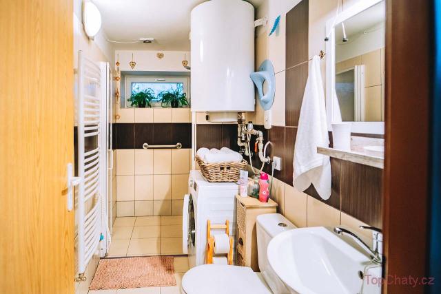 Apartmán U Rossniček Koupelna vč. pračky