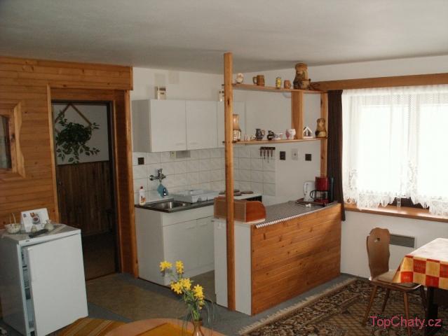 Ubytování Kunvald kuchyň