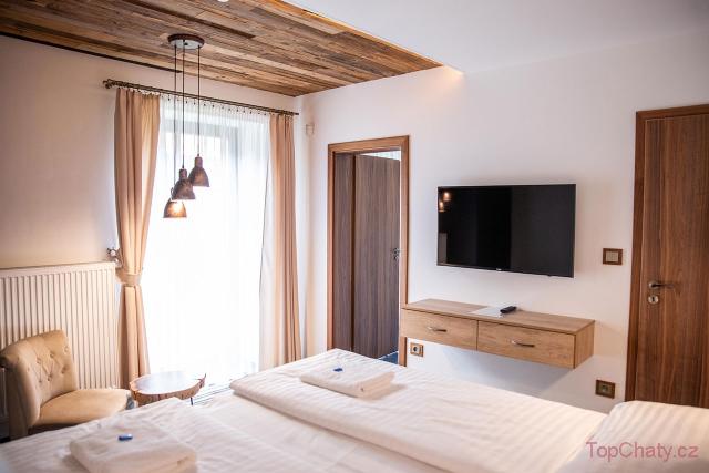 Chalupa Sihelné pokoj Miloňová - přízemí