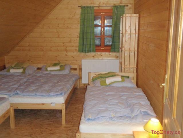 Rekreační chalupa Jadrná ložnice