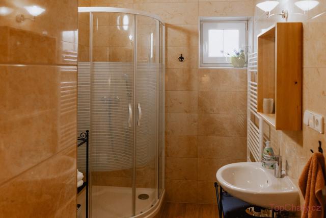 Chata Idylka koupelna v přízemí