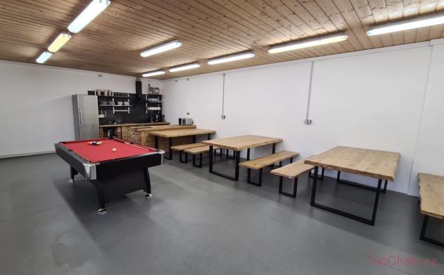 Chalupa Statek Kopanina taverna s billiardem