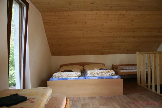 Chata pod Javořicí vrchní místnost