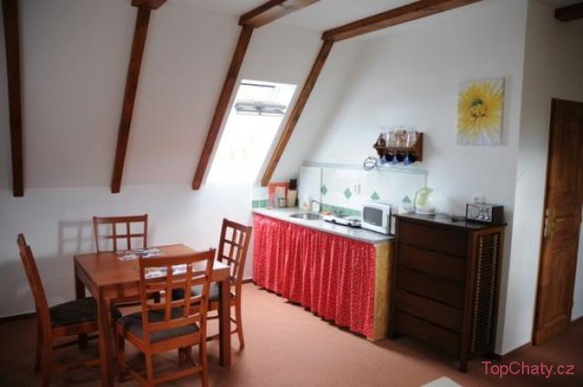 Apartmány Bílý Kostel kuchyň