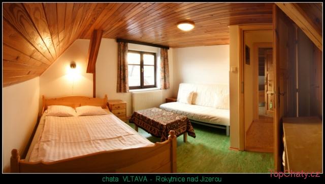 Chata Vltava ložnice