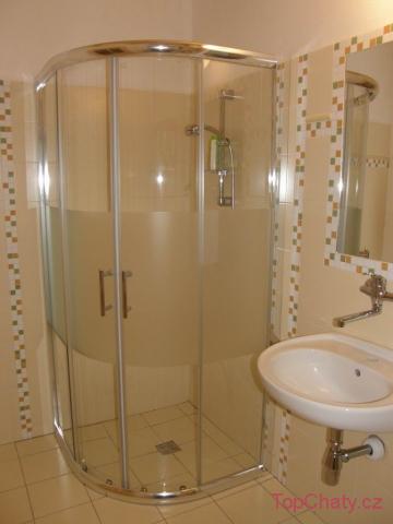 Apartmány Hojná Voda koupelna