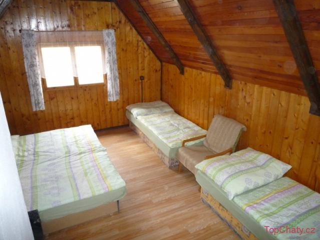 Chata Kořensko ložnice