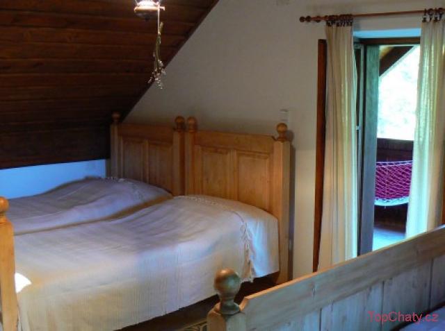 Apartmány Červený Dvůr ložnice