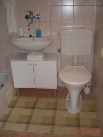 Ubytování Čejkovice koupelna