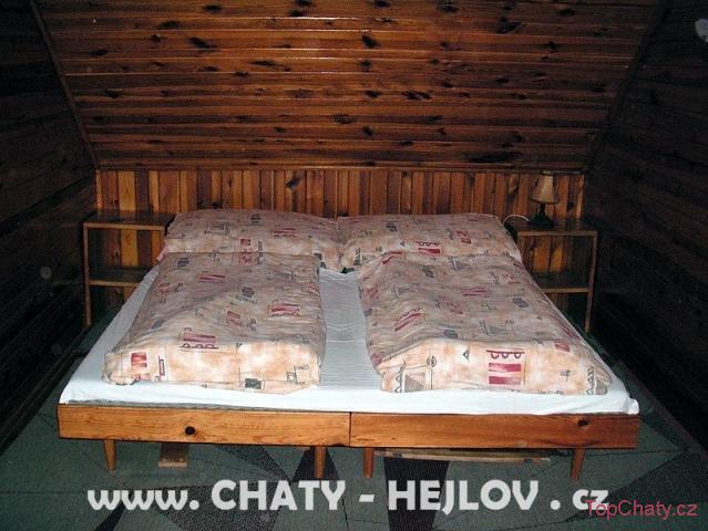 Chata Hejlov ložnice
