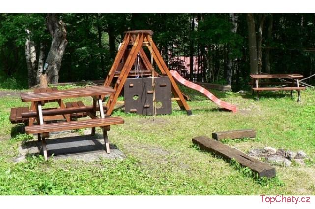 Horská chata Lusitania zahrada