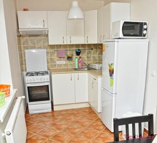 Apartmány Loučná nad Desnou kuchyň