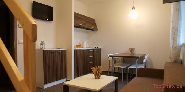Apartmány Kouty kuchyň