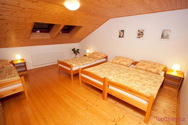Penzion U Kňourků ložnice
