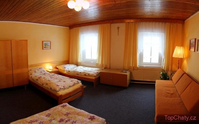 Ubytování u Davidů ložnice