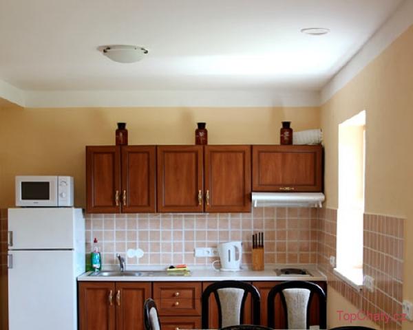 Apartmán Království Beskyd kuchyň