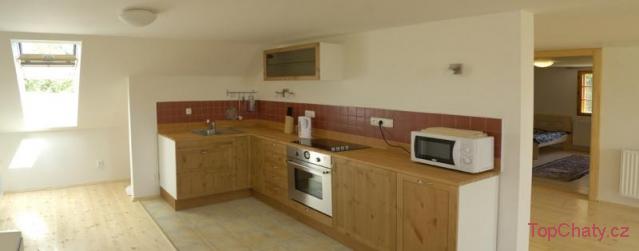 Apartmán Olšinská stodola kuchyň