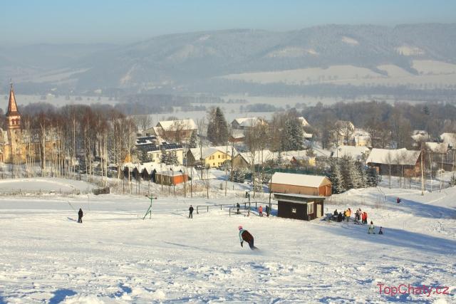Roubená chata Heroltice vlek Heroltice