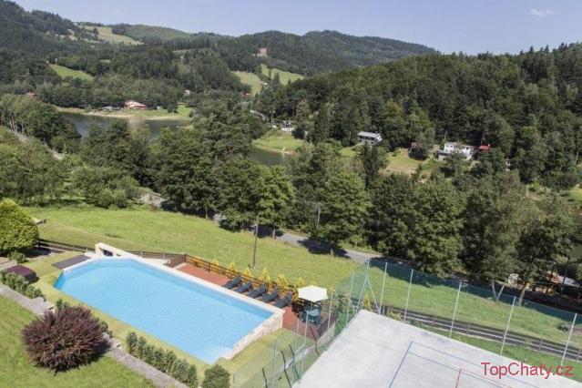Chalupa u Ševců apartmán výhled