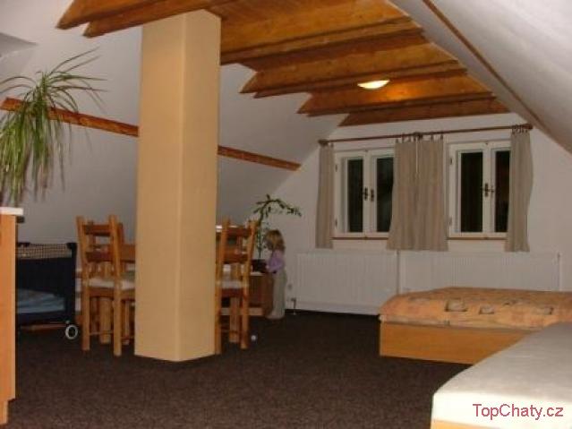 Ubytování U Chladů ložnice