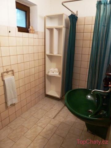 Chaloupka u Lišáků koupelna