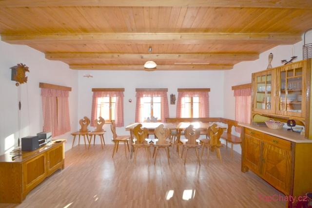 Chata Maruška Společenská místnost - jídelna