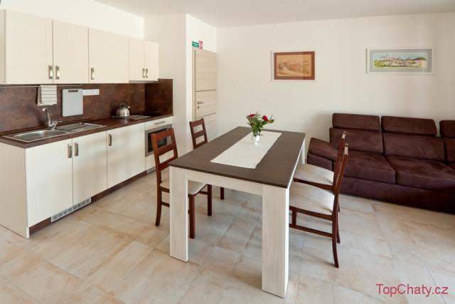 Pension Čížek kuchyň a obývák - apartmány 3-5