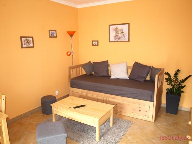 Apartmány Potůčky Obývací část