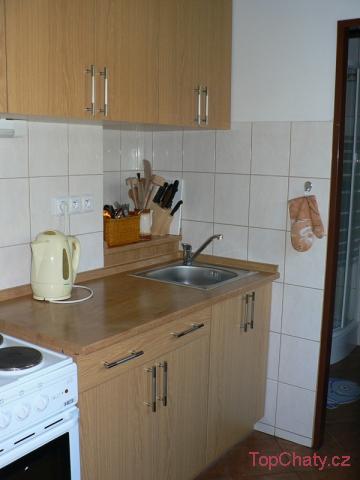Ubytování Horní Vltavice kuchyň
