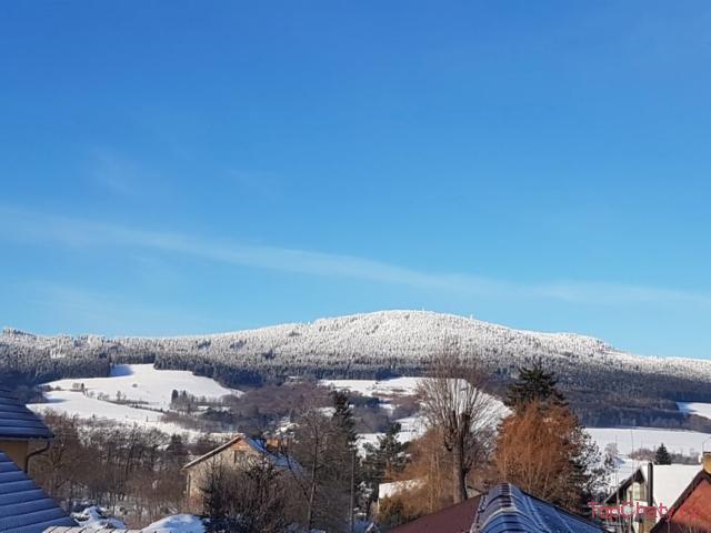 Penzion u Vichů výhled z okna